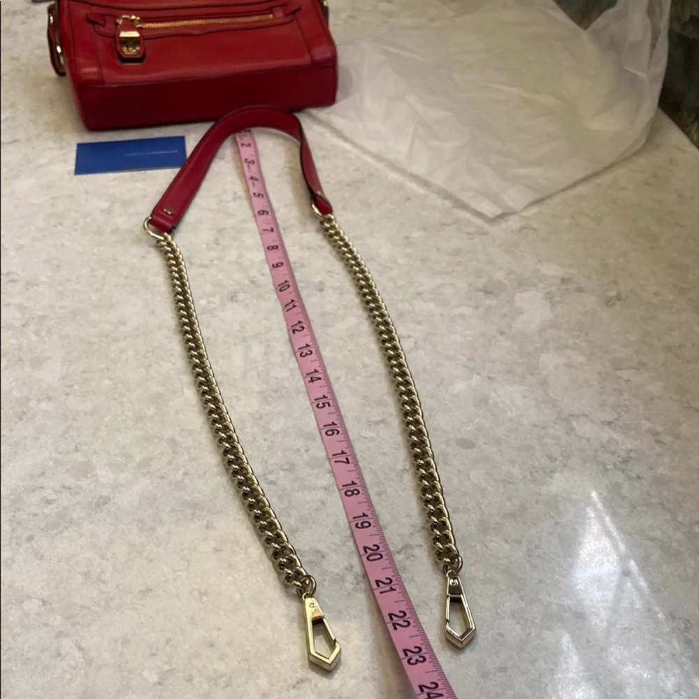 Rebecca Minkoff Red Leather Crossbody Bag - Picture 14 of 15
